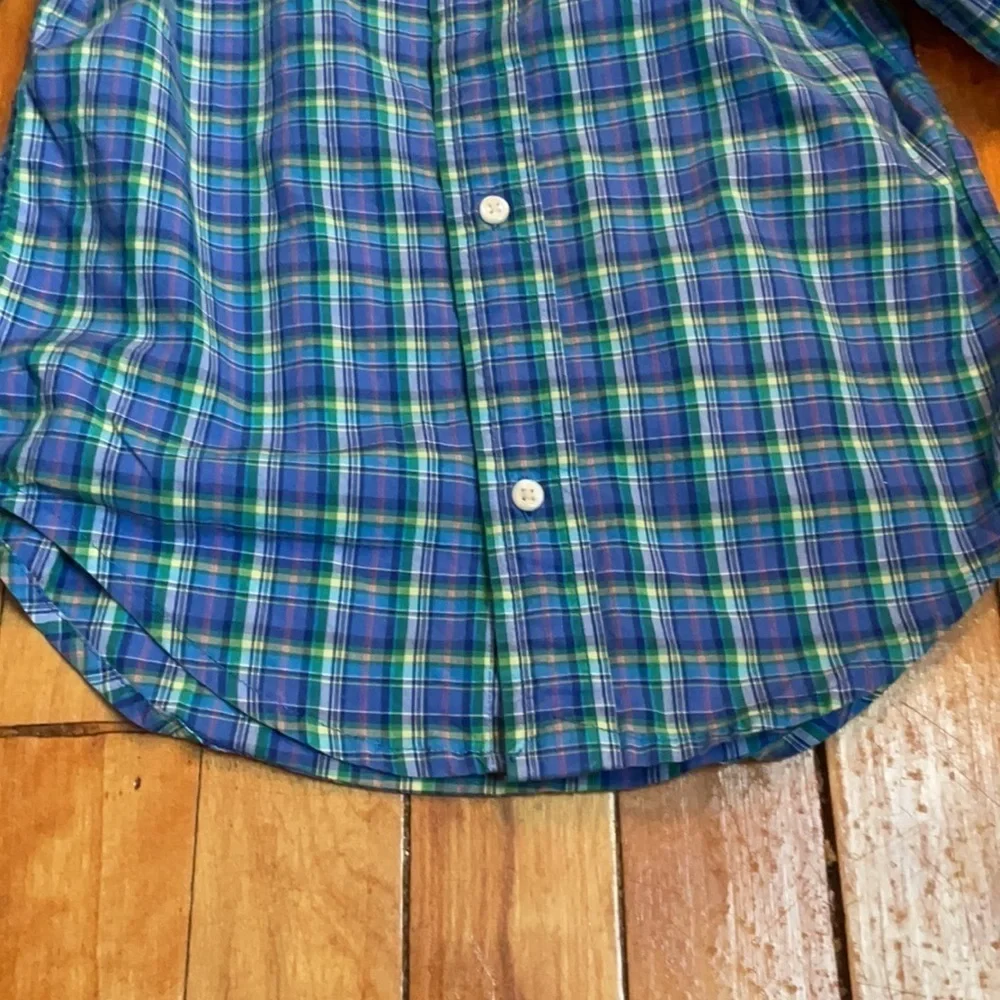 🤗EUC RALPH LAUREN PLAID COTTON for boy size 3/3T